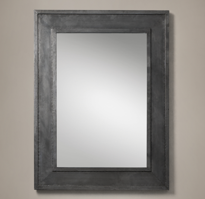 Banded Zinc Mirror