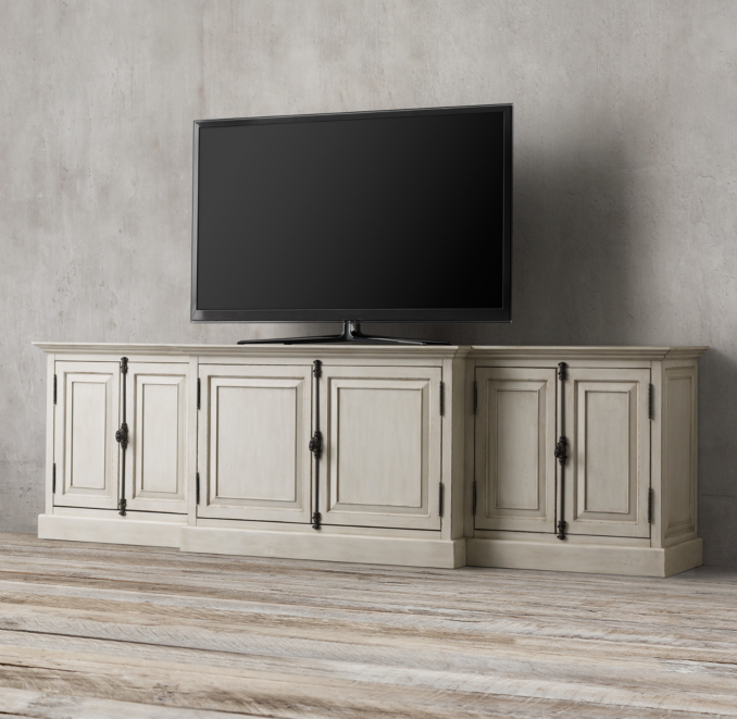 French Panel Media Console