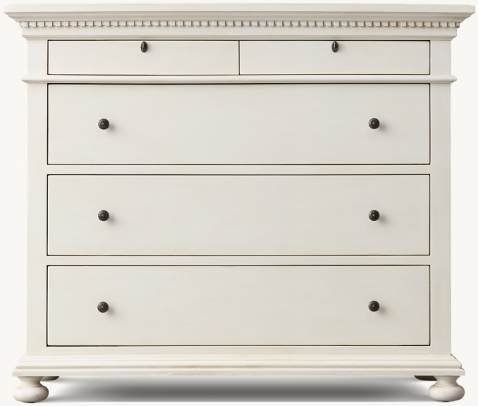 Front view of St. James 5-Drawer Dresser 