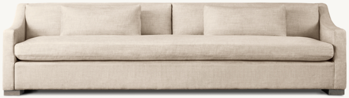 Restoration hardware belgian slope arm outlet sofa