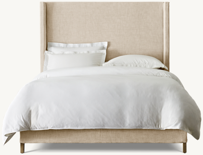 Grayson Fabric Sleigh Bed 
