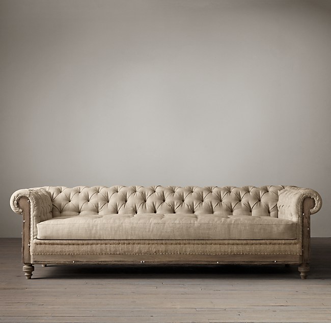 Deconstructed Chesterfield Sofa, Restoration Hardware Chesterfield Sofa Review