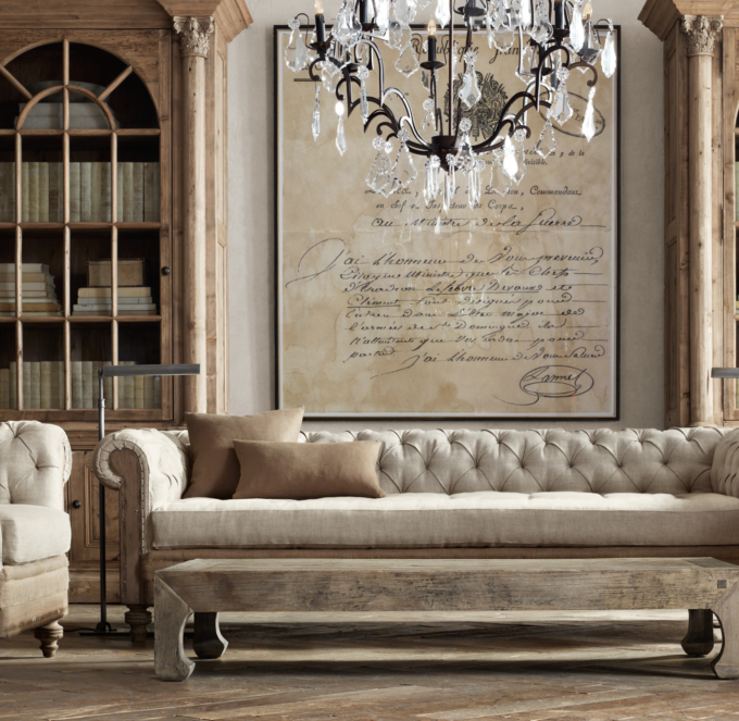 Deconstructed chesterfield chair hotsell