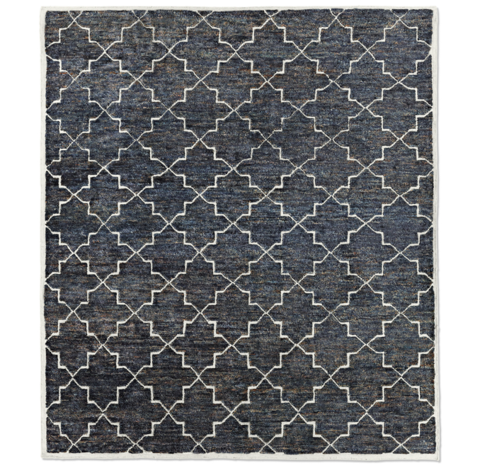 Moroccan Star Rug Slate