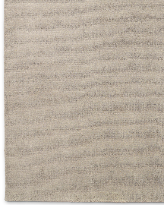 Distressed Wool Rug Flax