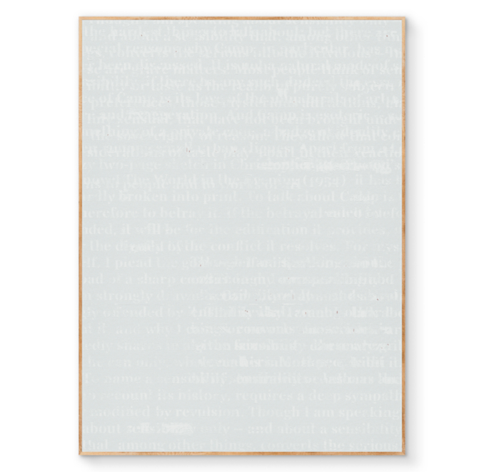 Front view of Mark Davies: Artifice White For General Public 