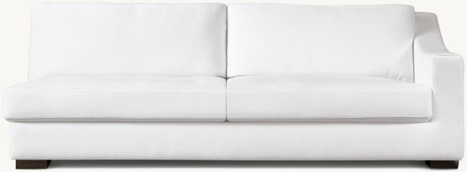 Front view of Modena Slope Arm Right Arm Sofa 