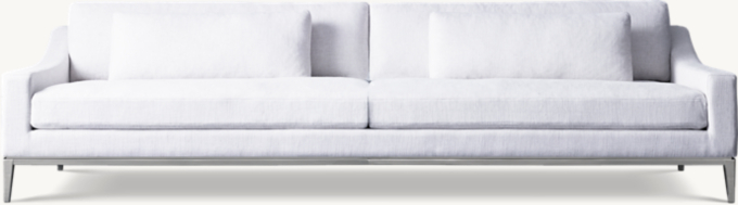 Italia Slope Arm Sofa - Metal Base