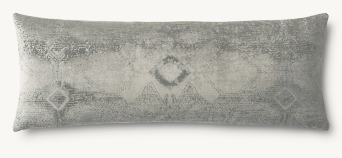 Velvet Oushak Multi-Diamond Pillow Cover - Lumbar