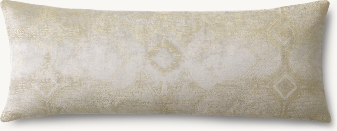 Velvet Oushak Multi-Diamond Pillow Cover - Lumbar