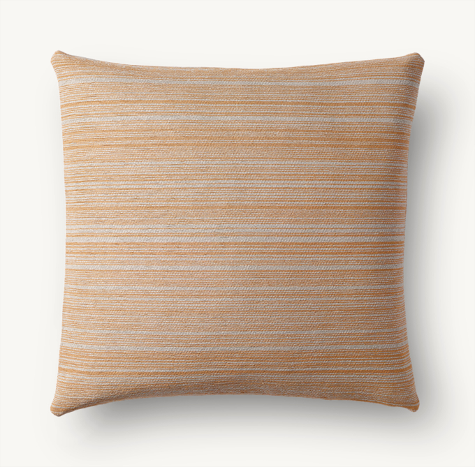 Sumi Striated Outdoor Pillow Cover - Square