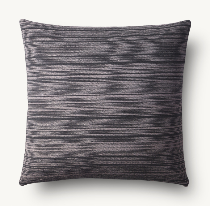 Sumi Striated Outdoor Pillow Cover - Square