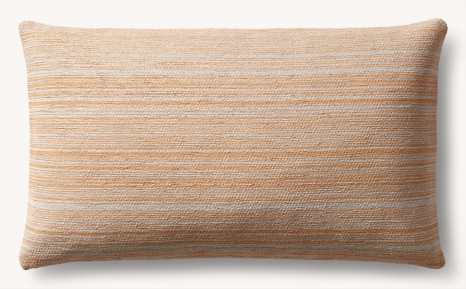 Sumi Striated Outdoor Pillow Cover - Lumbar