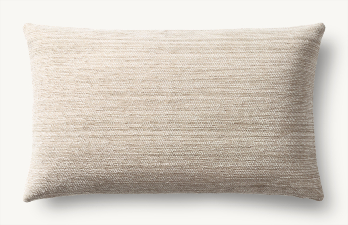 Sumi Striated Outdoor Pillow Cover - Lumbar