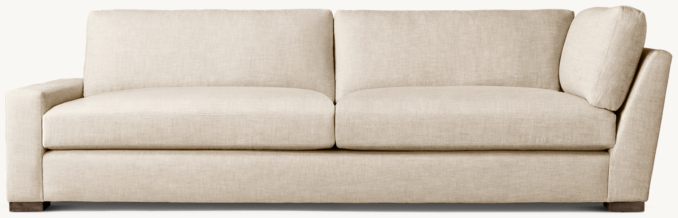 Front view of Maxwell Left-Arm Return Sofa 