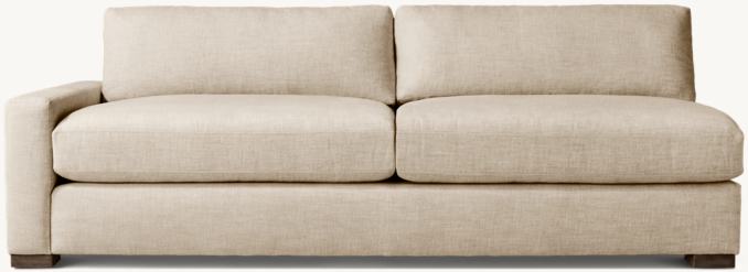 Front view of Maxwell Left-Arm Sofa 