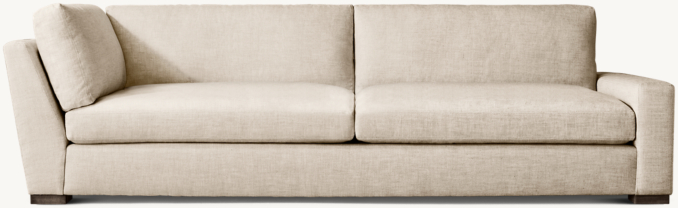 Front view of Maxwell Right-Arm Return Sofa 