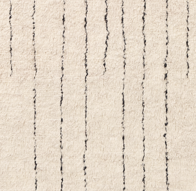 Overhead view of Kami Wool Rug Swatch 