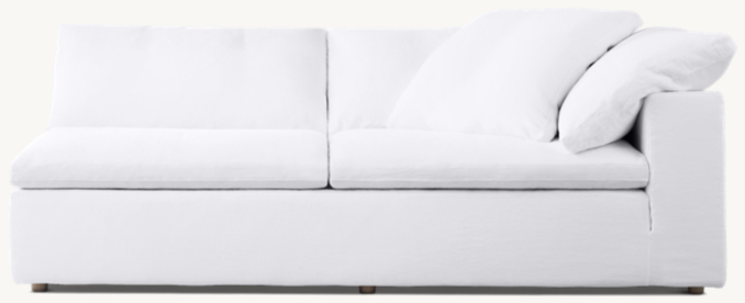 Front view of Cloud Right-Arm Sofa 