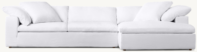 Cloud Right-Arm Sofa-Chaise Sectional