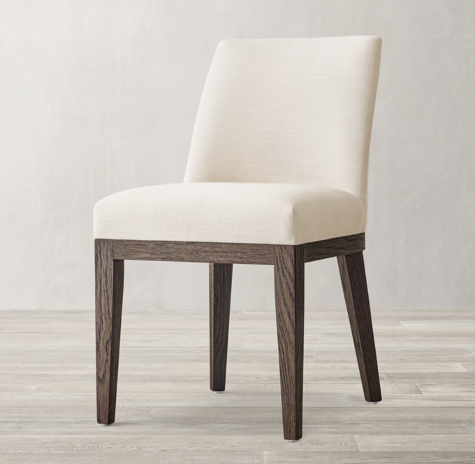 Robyn Rocker Recliner Chair: Upholstered with White Trim Detail – RealRooms