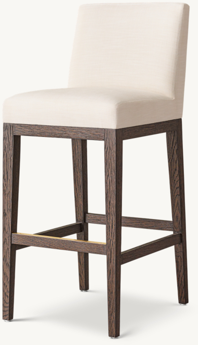 Morgan Armless Fabric Bar &amp; Counter Stool