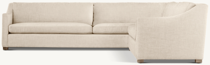 Belgian Classic Slope Arm Right-Arm L-Sectional