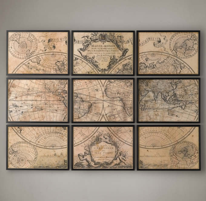 L'Isle'S 1720 World Map 