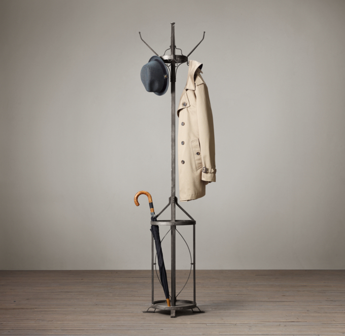 Vintage Factory Coat Stand