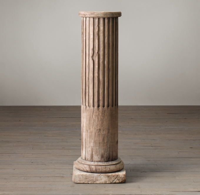 19th C. Square Base Column