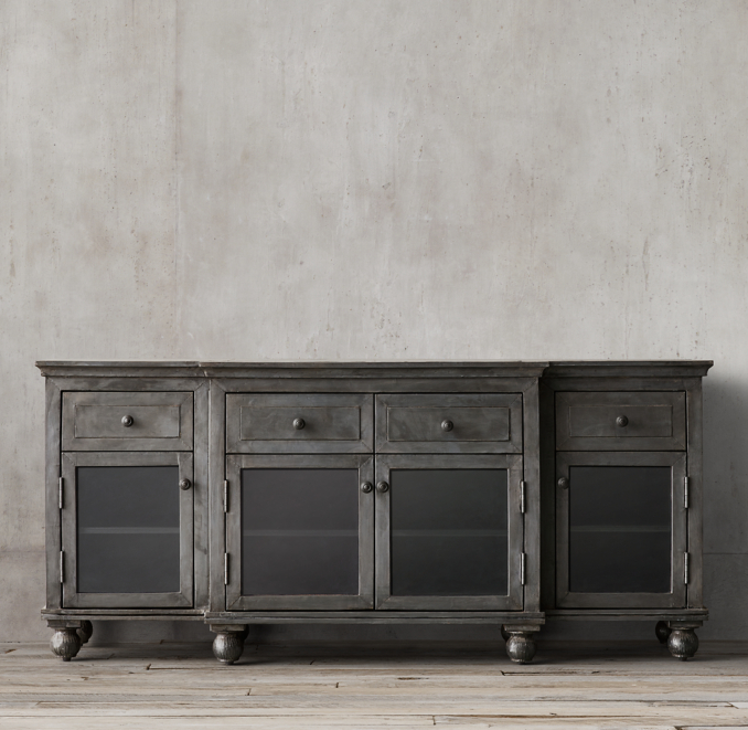 Annecy MetalWrapped Glass 68" Media Console