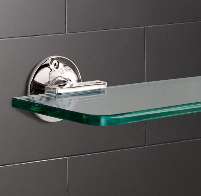 Sutton Glass Shelf | RH