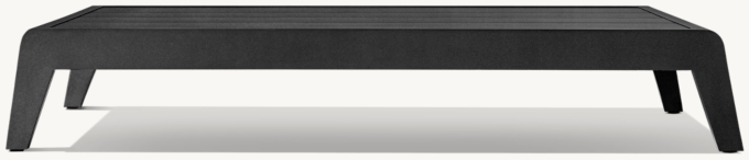 Avila Aluminum Rectangular Coffee Table