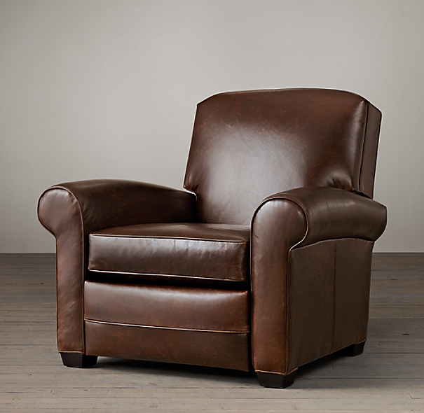 Lowell Leather Club Recliner