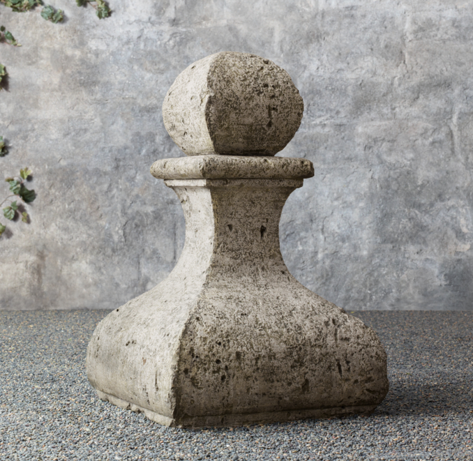 18th C. Chess Piece Finial