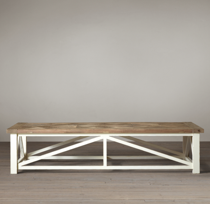 Parquet XBrace Coffee Table