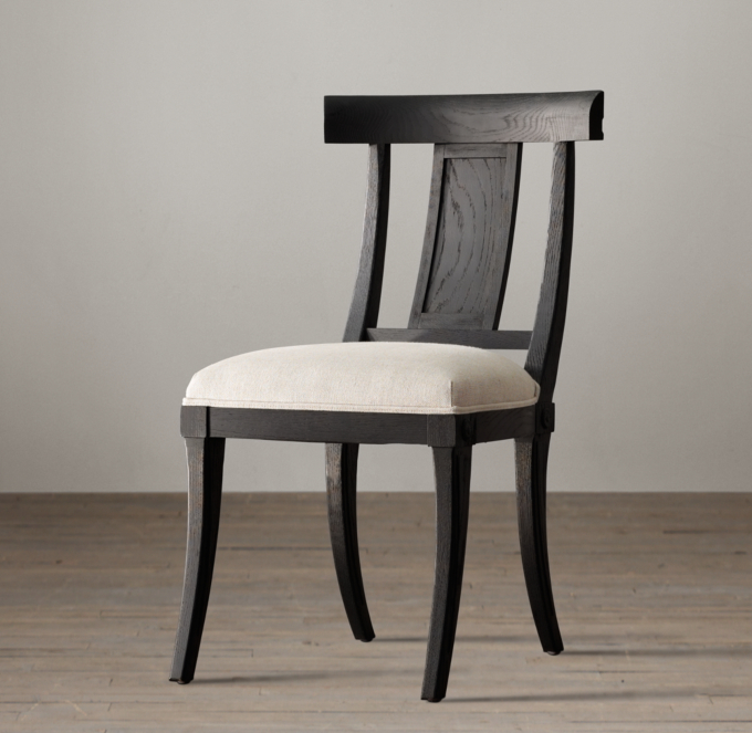 Klismos Fabric Side Chair