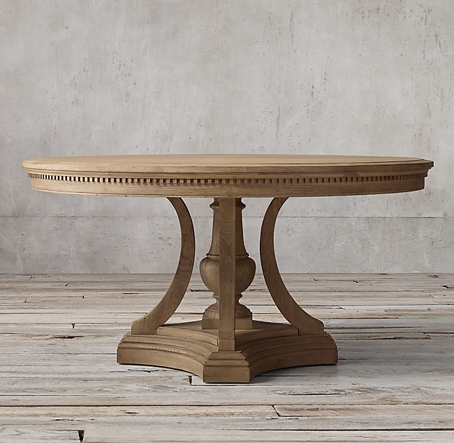 St James Round Dining Table, Round Table Restoration Hardware