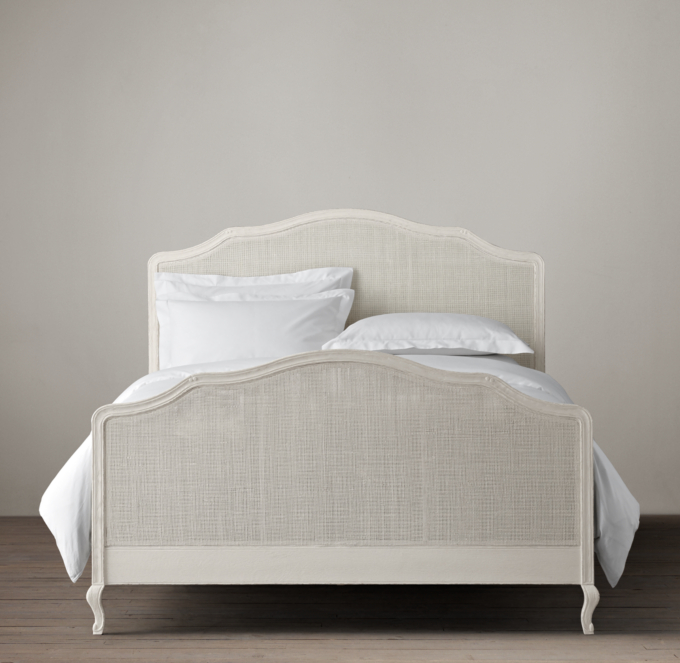 Lorraine Caned Bed With Footboard