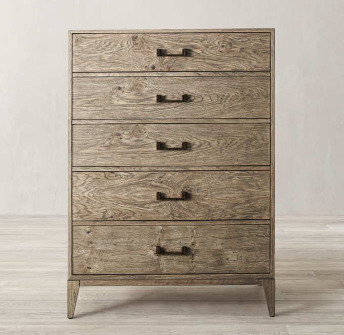 Cayden Campaign 5-Drawer Narrow Dresser