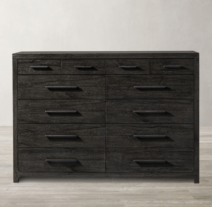 Davos Oak 12Drawer Dresser