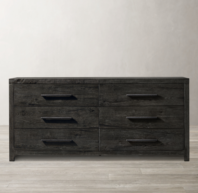 Davos Oak 6Drawer Dresser