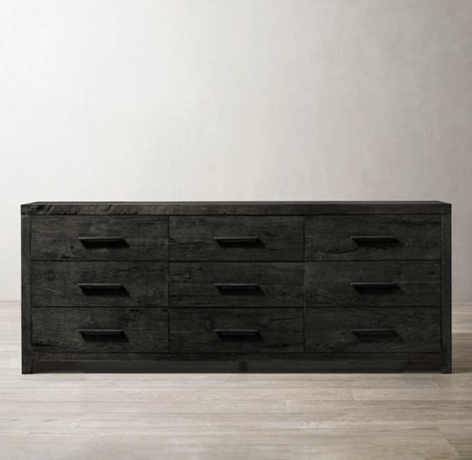 Davos Oak 9Drawer Dresser