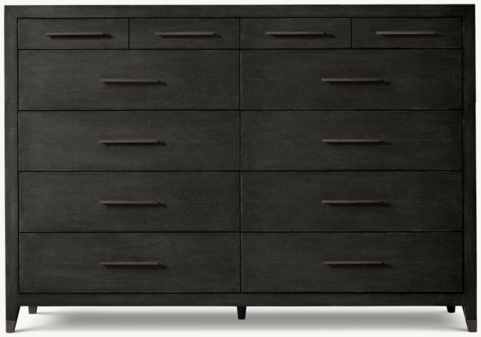 Graydon Shagreen 12-Drawer Dresser | RH
