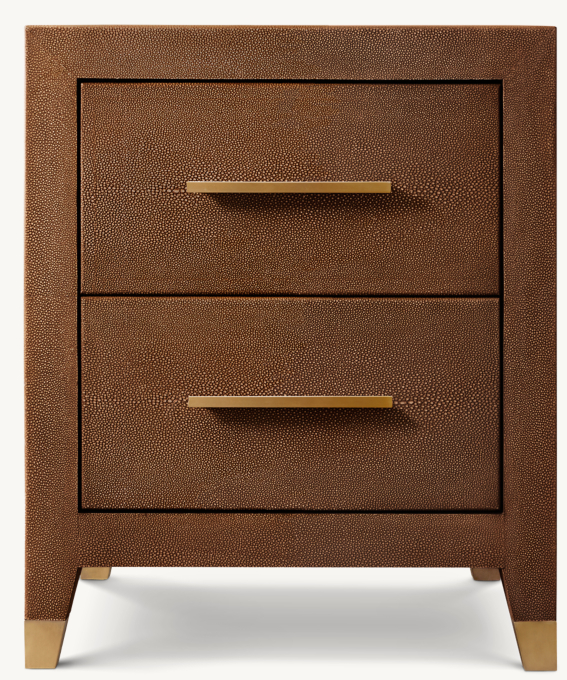 Graydon Shagreen Closed Nightstand RH Baby Child