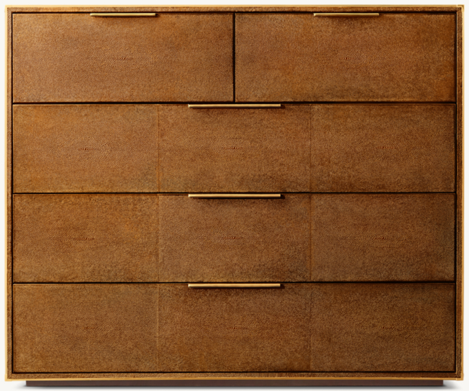 Saunderson Shagreen 5-Drawer Dresser