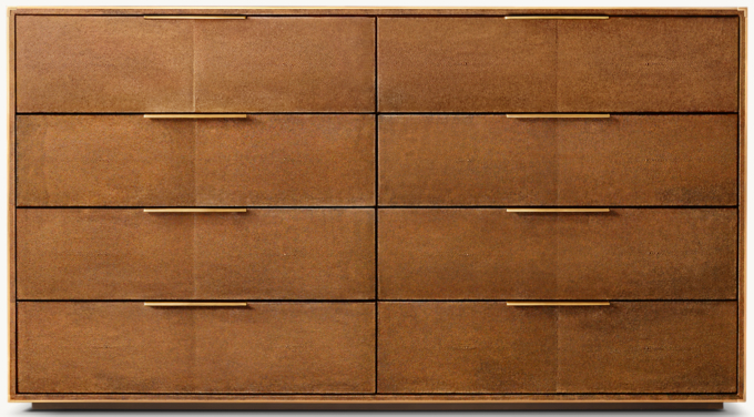 Saunderson Shagreen 8-Drawer Dresser