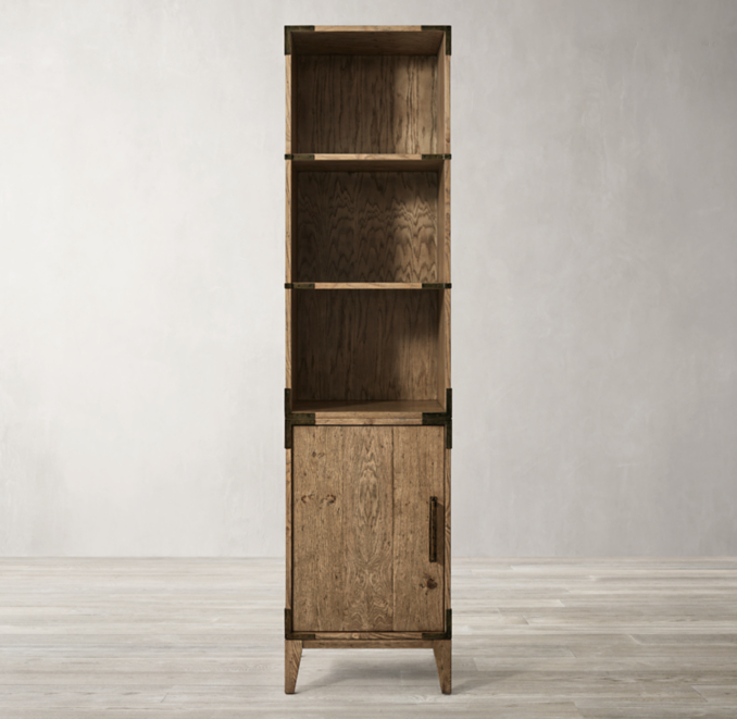 Cayden Campaign 80" Bath With Corner Brackets