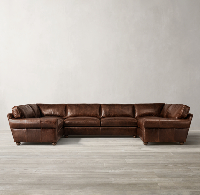 Original Lancaster Leather USofa Sectional