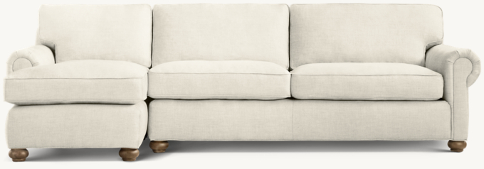 Original Lancaster Left-Arm Sofa-Chaise Sectional
